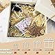 300g Füllmaterial Geschenk, Holzwolle Füllmaterial zum Dekorieren von Geschenkkörbe, Mehrere Farboptionen und Reichhaltigere Kombinationen, Mehrfarbig Verpackungsmaterial Füllmaterial (Holzfarbe)