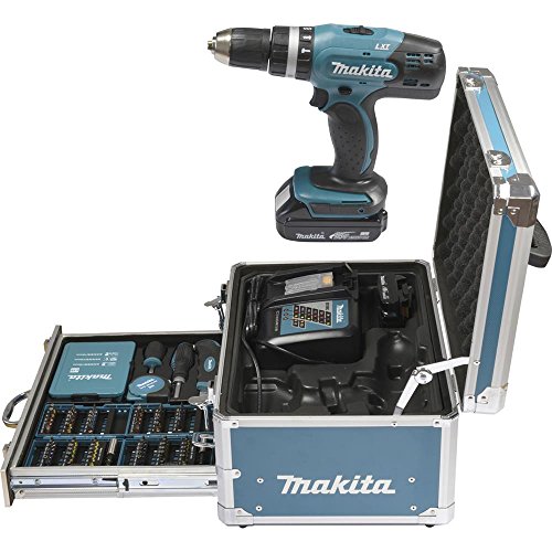 Makita DHP453RYX2 Trapano avvitatore a percussione, 2 batterie 18 V / 1.5 Ah