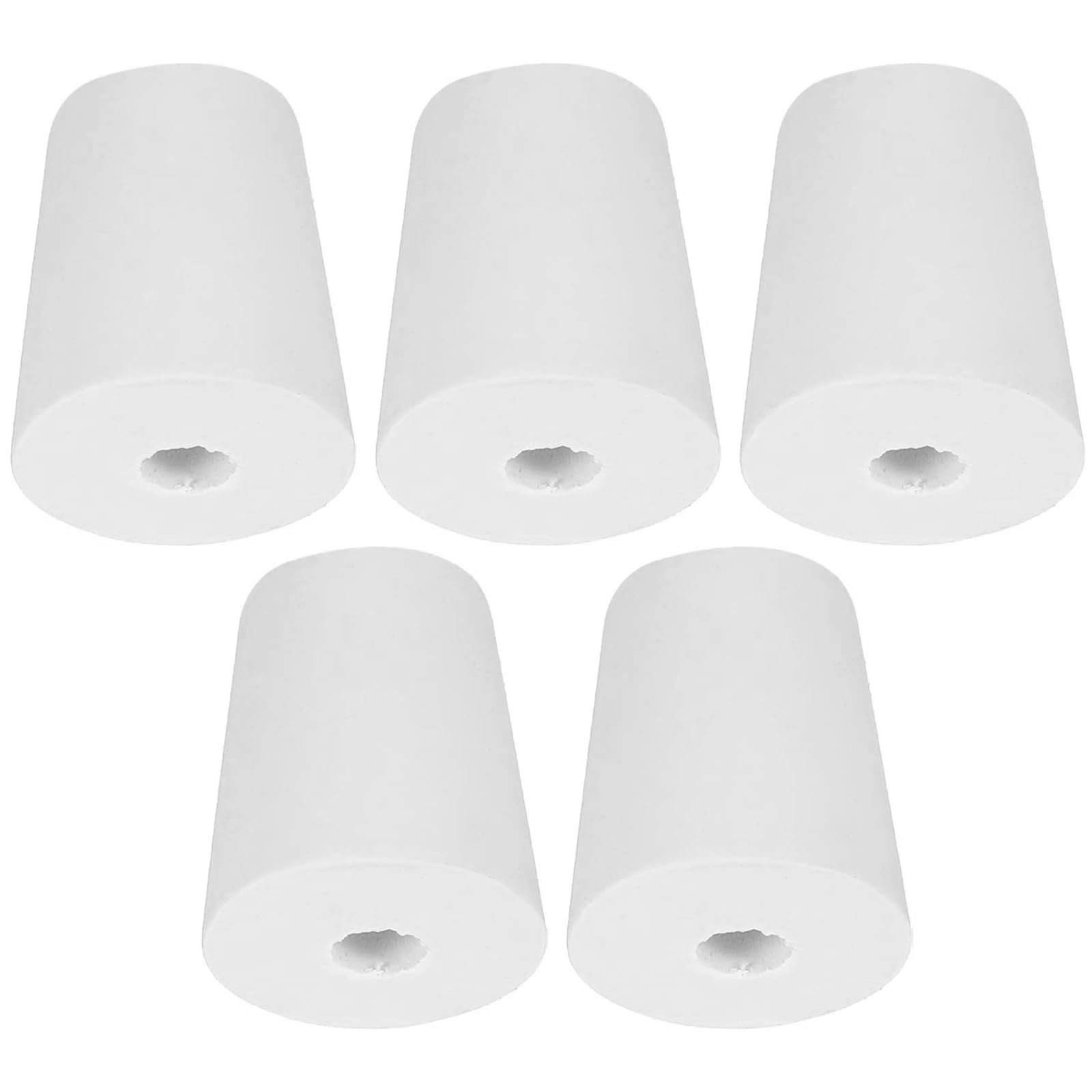 TOP-VIGOR 5Pcs Rubber Tapered Plug