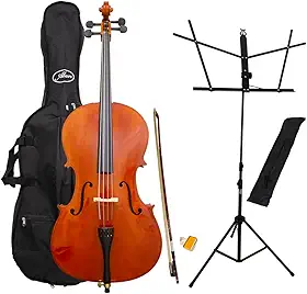 Kit Violoncelo AL-1210 4/4 Alan + Estante Para Partitura S1