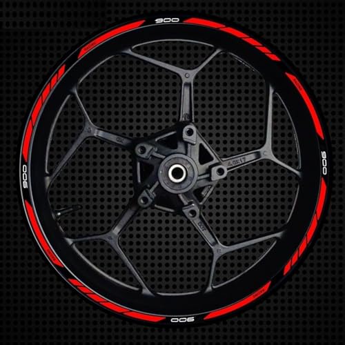 Autocollant réfléchissant de jante pour moto Kawasaki Z900 design Color5