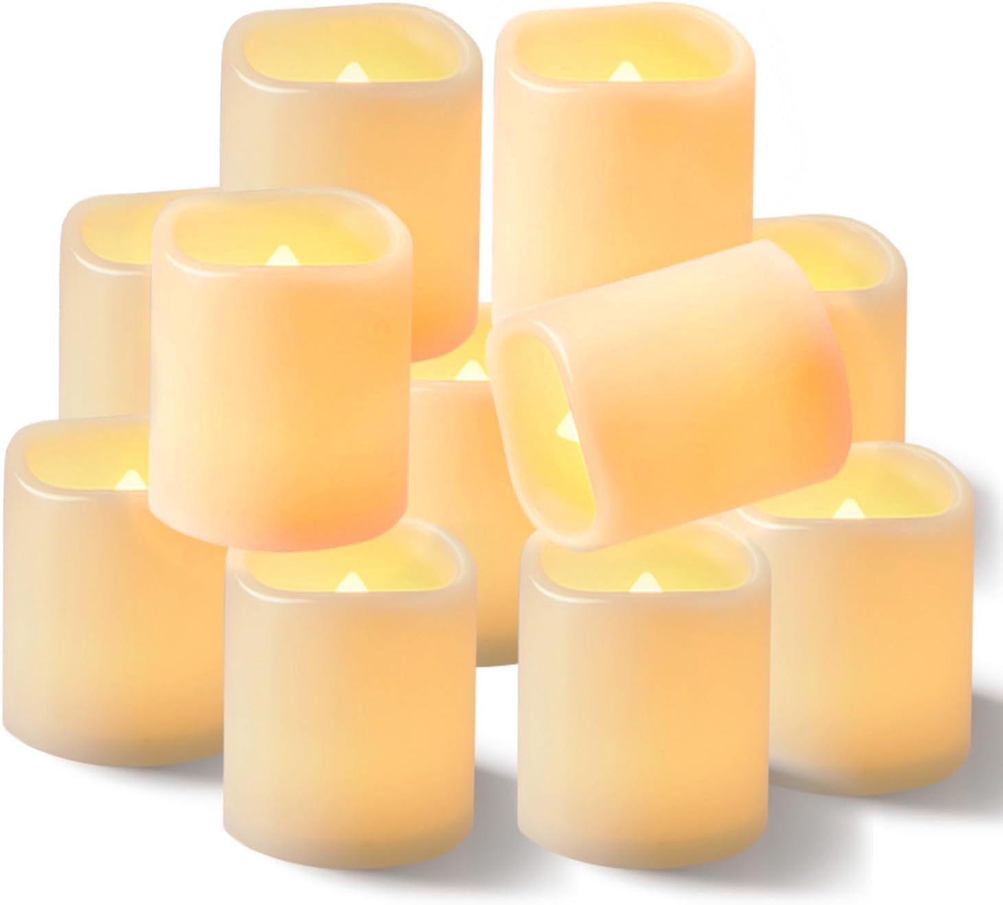 Homemory 12Pcs Remote Candles, Timer Candles, Flickering