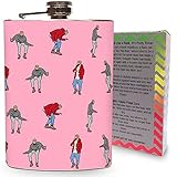 Drake Flask 8oz Stainless Steel Hip Flasks for Drinking Spirits Whiskey Liquor Vodka Dance Dancing Pink Hotline Bling video