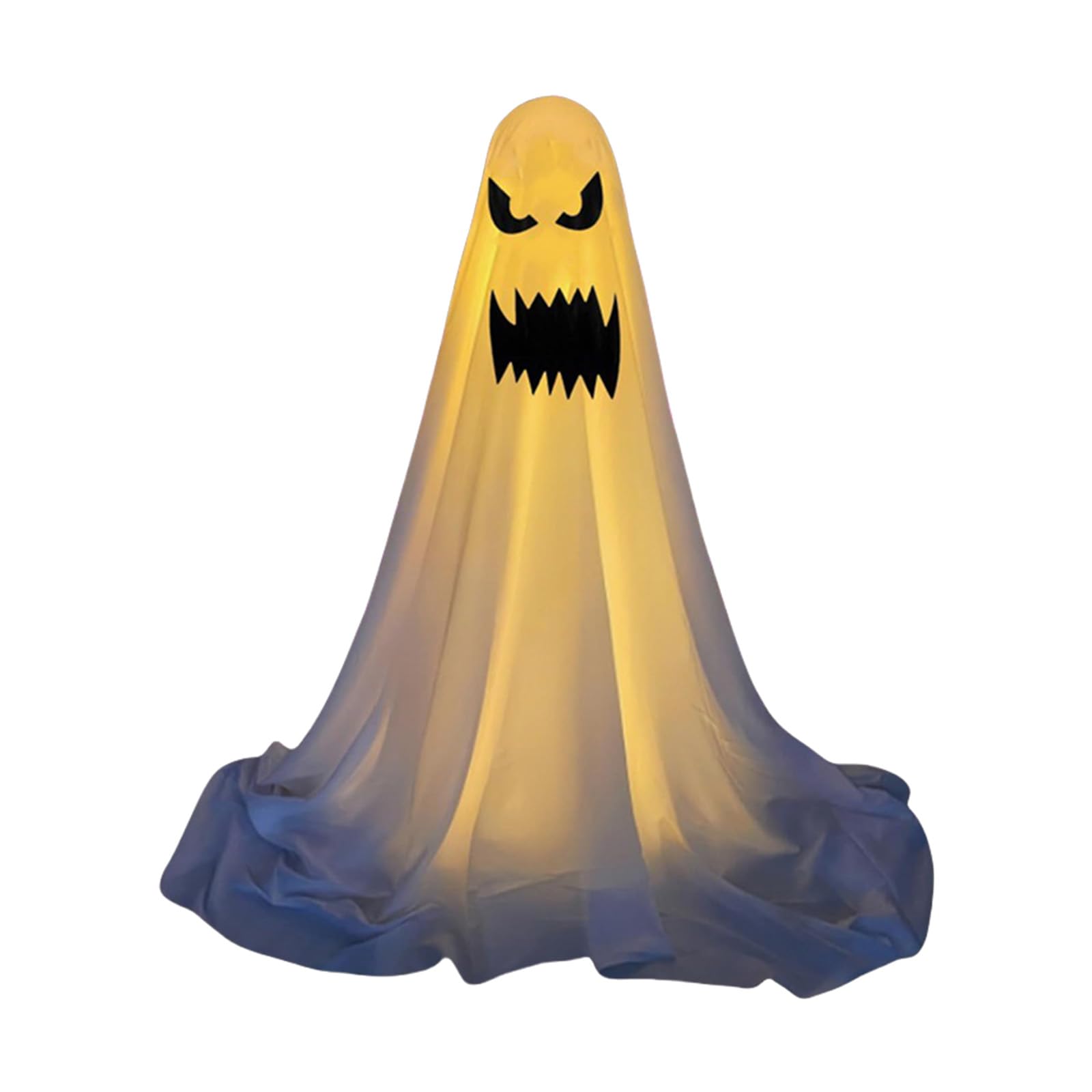 Tsophreniq Standing LED Illuminated Halloween Specters with Adjustable 65Inch Outdoors Indoor Scary Decoration Set Battery Power Halloween Light Up Specters