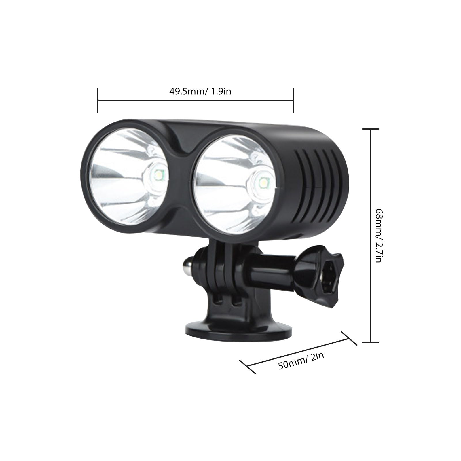Drone Luce Volante Notturna, Drone Owl Searchlight Universale 4 Modalità Compatibile con Air3 3Pro per la Pesca Volante Notturna Rilascio di Esche Consegna del Carico Utile