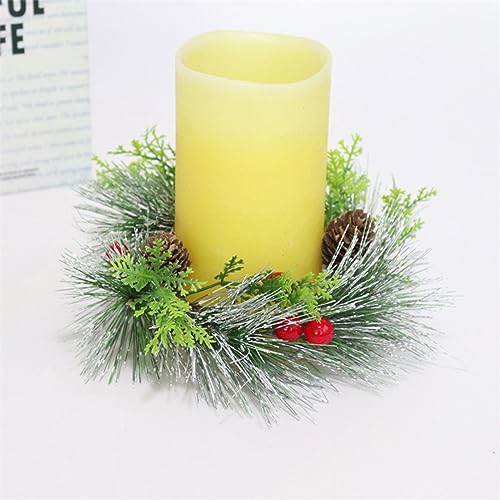 Couronnes lumineuses de Noël lot de 5 de qualité supérieure pour grand espace - 4