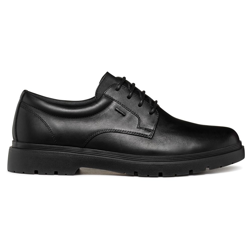 Geox Men's U Spherica Ec1 B ABX Oxford, Black, 8 UK