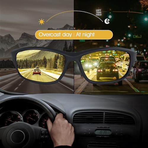 Image of Duduma Polarized Sports Sunglasses for Men Women Running Cycling Fishing Golf Driving Shades Sun Glasses Tr90