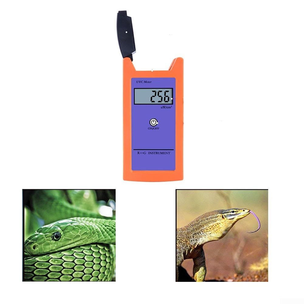 Professionelles UVC Lux Meter für Terrarium und Labor, digitales Photometer mit integriertem Filter für exakte Messung von 220-280 nm, robustes Gehäuse, einfache Bedienung zur Überwachung von UV