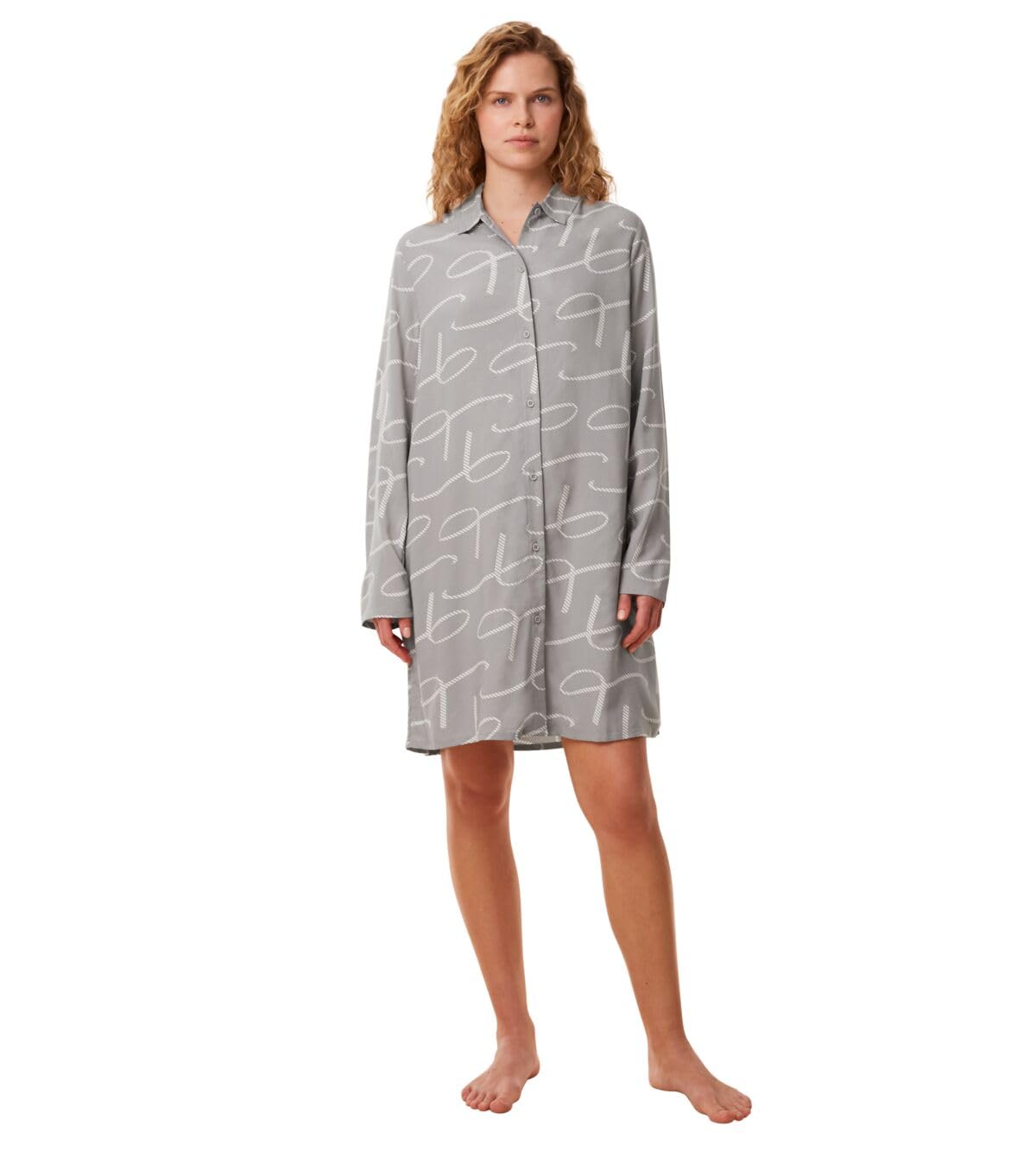 Triumph Women's Boyfriend Fit Ndw 02 Nightgown, Grey Combination, 12
