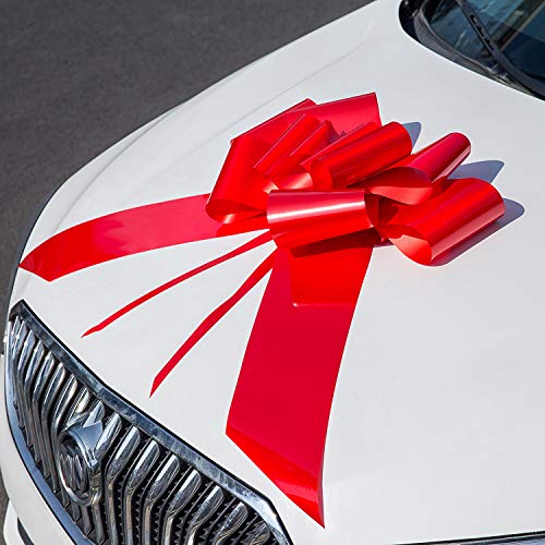 24" Car Bow (Red), Giant Car Bow, Large Car Bow | Christmas Bow