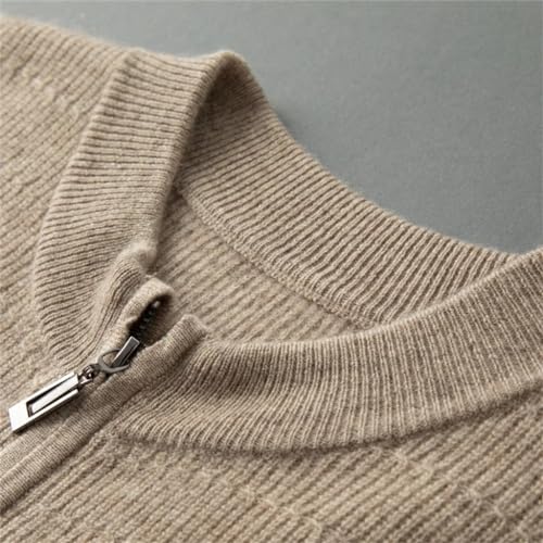 Autumn Cashmere Sweater Winter Clothing Men's Sweater Thick Cardigan Knitted Sweater2