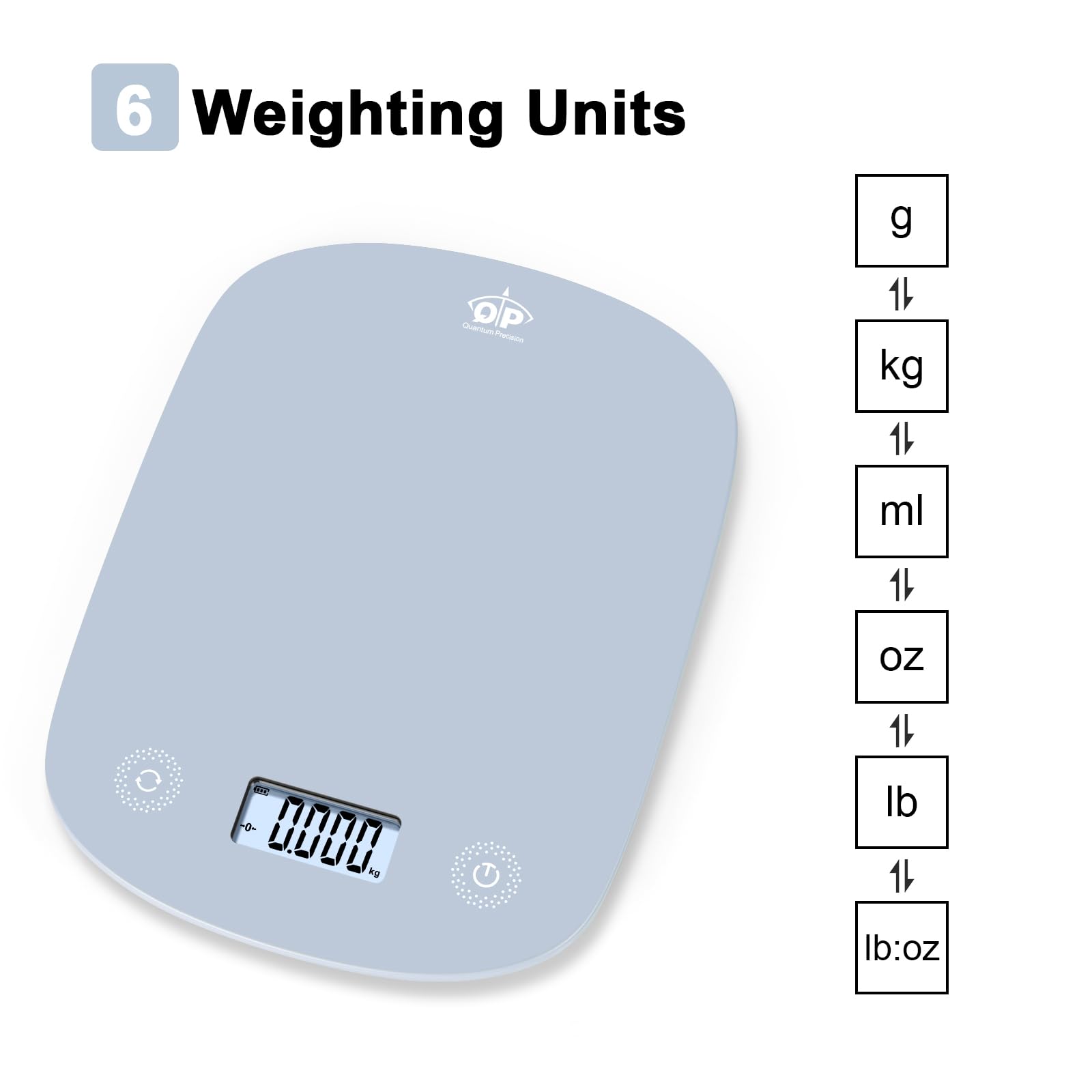 Báscula digital de alimentos, báscula digital de cocina de 11 libras, báscula de carne de alta precisión de 0.04 oz, 6 unidades, báscula de cocina con gancho, báscula de peso de cocina ultra 3