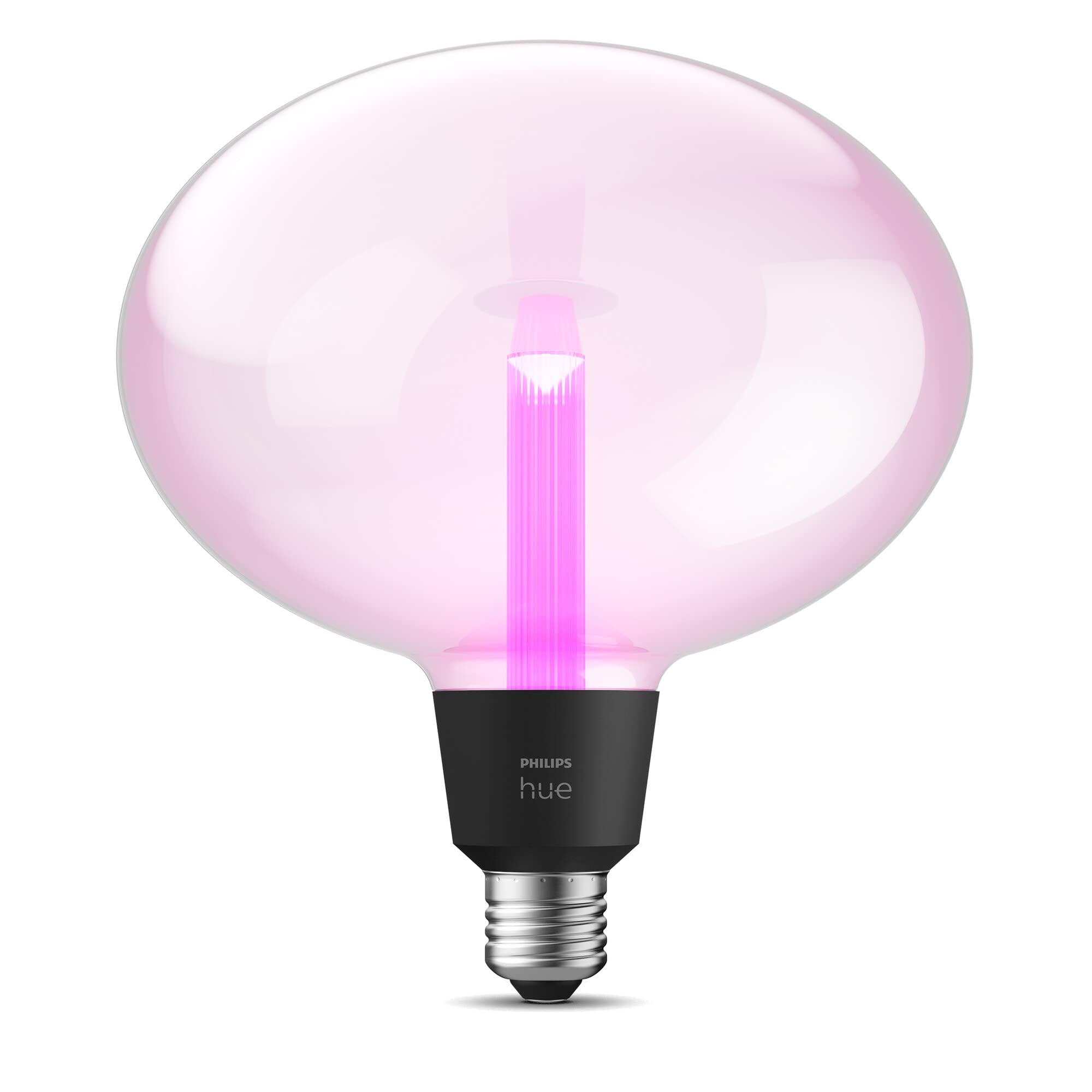 Philips Hue White & Color Ambiance Lightguide Ellipse 500lm, dimmbare LED Lampen für das Hue Lichtsystem mit 16 Mio. Farben, smarte Lichtsteuerung über Sprache und App