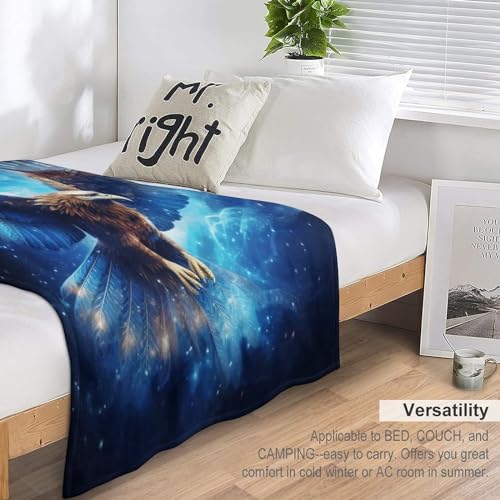 Couverture Aigle 130×150cm pour lit et canapé lavable en machine - 6
