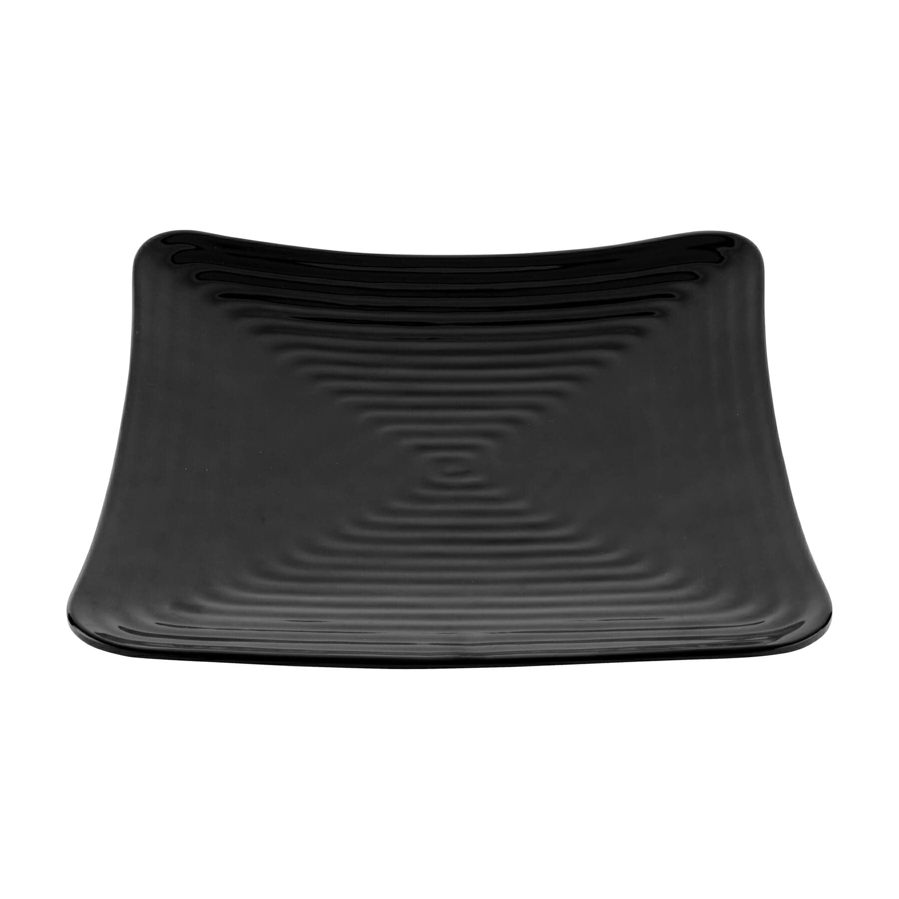 Milano ML-65-BK Square Plate, 13.75", Black (Pack of 1)