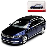 Aus Plastik mit Plastikteilen Volkwagen Passat B8 Variant Kombi Atlantik Dunkel Blau Metallic Ab 2014 H0 1/87 Herpa Modell Auto