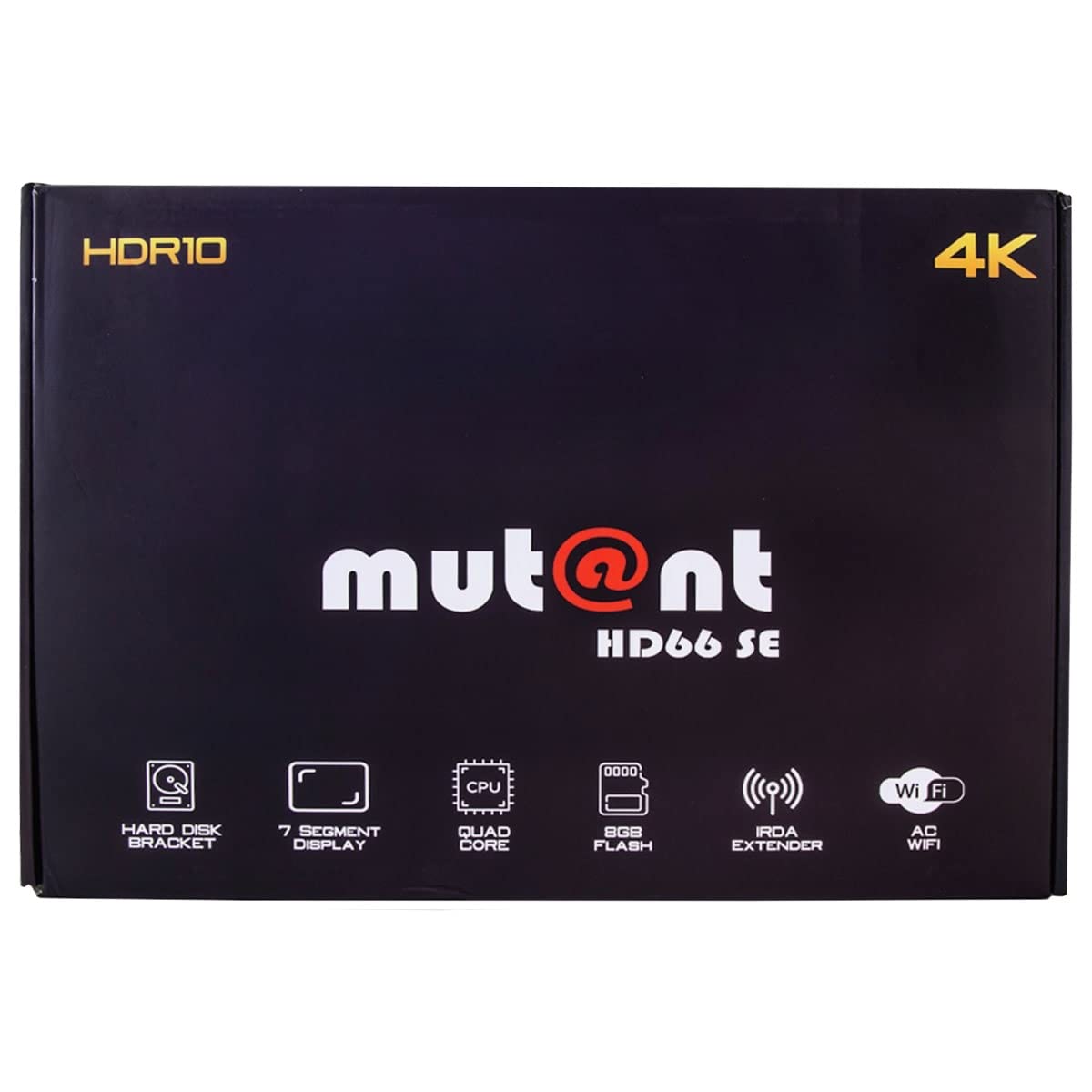 Mutant HD66 SE UHD 2160p E2 Linux Receiver mit 1x DVB-S2 & 1x DVB-C/T2 Tuner, PVR, WiFi