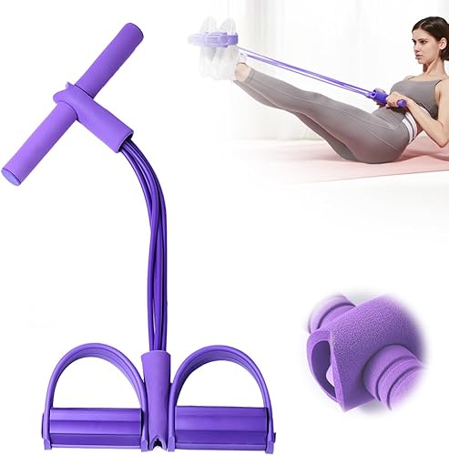 21 bandas de resistencia de fitness, 4 tubos de pedal de tobillo, bandas de estiramiento para entrenamientos de brazos y piernas, bandas de