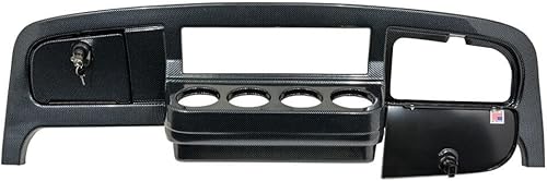 Miniatura 2 de Buggies Unlimited EZGO Freedom TXT / T48 - Cubierta de tablero de fibra de carbono para carrito de golf con puertas de bloqueo, compatible con