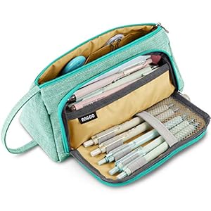 Etui Grote capaciteit Potloodhouder Penetui Make-up tas Briefpapier Opslagorganisator met handvat voor…