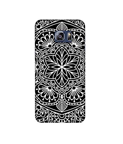 Image of Amazon Brand - Solimo Designer Rangolis 3D Printed Hard Back Case Mobile Cover for Samsung Galaxy S6 Edge Plus