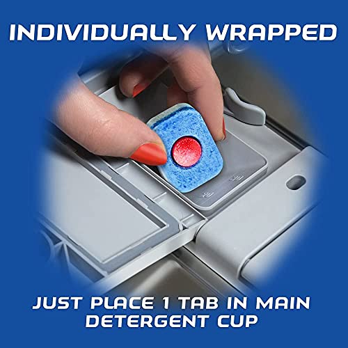 Set: Finish All In 1, Dishwasher Detergent Powerball Dishwashing Tablets - Dish Tabs, Fresh Scent 94 Count Each & Finish In-Wash Dishwasher Cleaner: Clean Hidden Grease And Grime, 3 Count (Pack Of 4) #TOP3