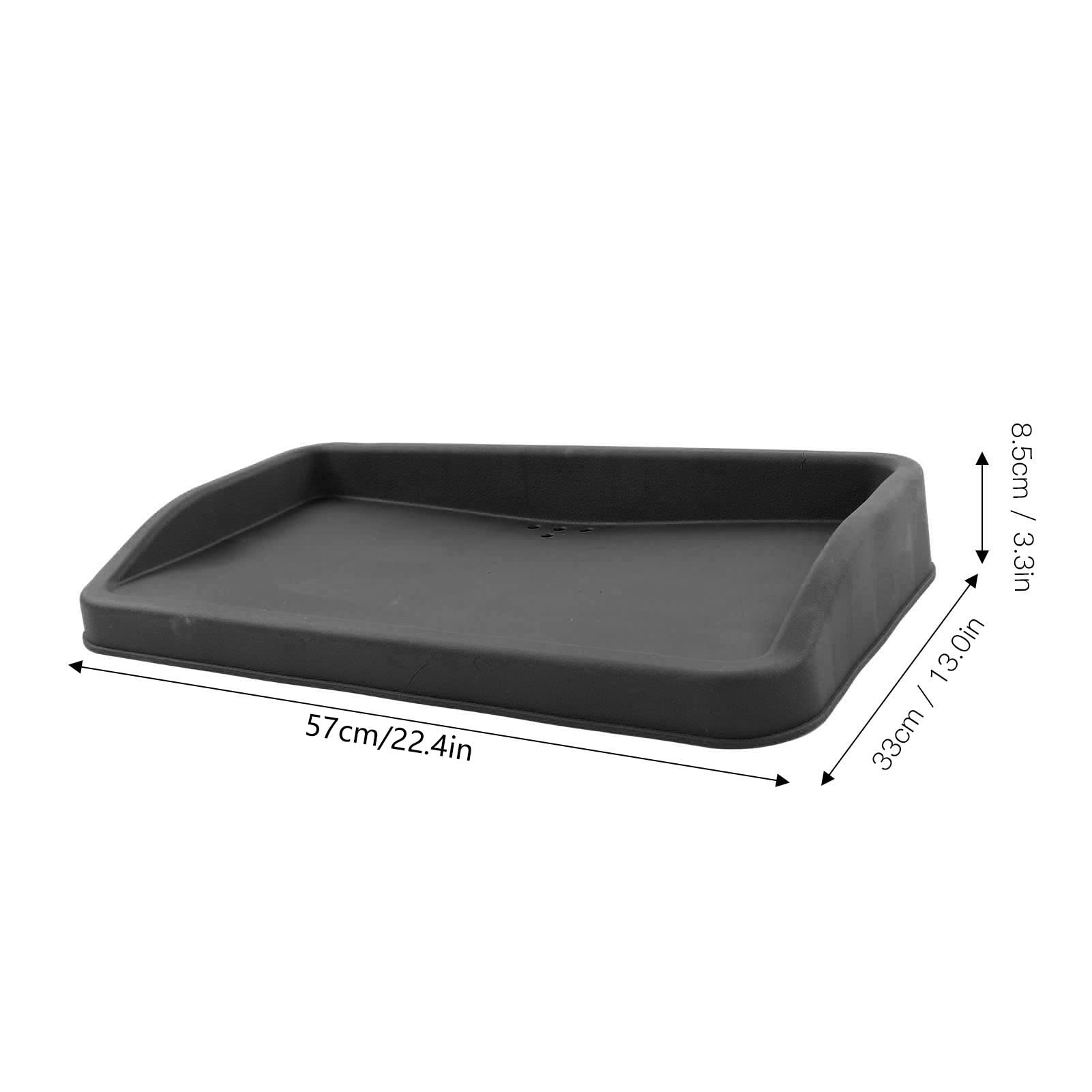 Caja para Pelotas de Golf, Contenedor de Pelotas de Golf de Silicona de Goma, Caja de Almacenamiento para Pelotas de Golf, Bandeja para Organizar Pelotas de Golf, Suministros de Golf Pelota de(Negro)
