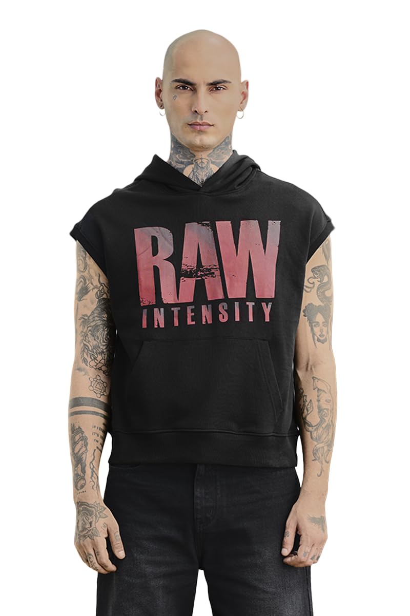 Buy SNITCH Grind Men Casual Jacket | Oversized Fit Sleeveless