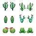 Cactus Screen Window Magnetic Pair Suction Paste PVC Screen Window Moskito Net Lodówka Naklejka Window Antis Collision Sticker 4