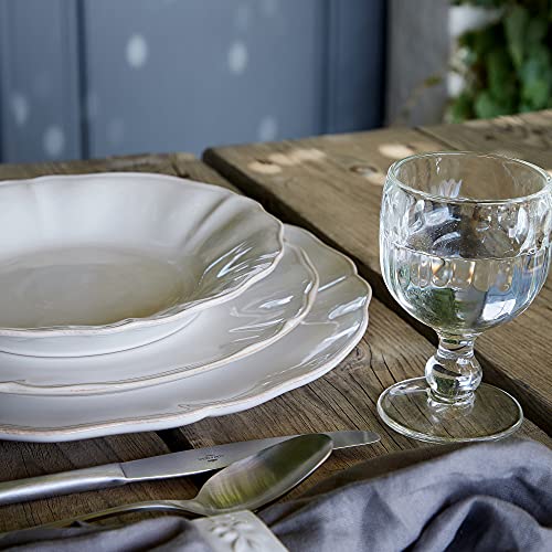 Plato Base de Cerámica Stoneware 13,5'' Blanco miniatura 4
