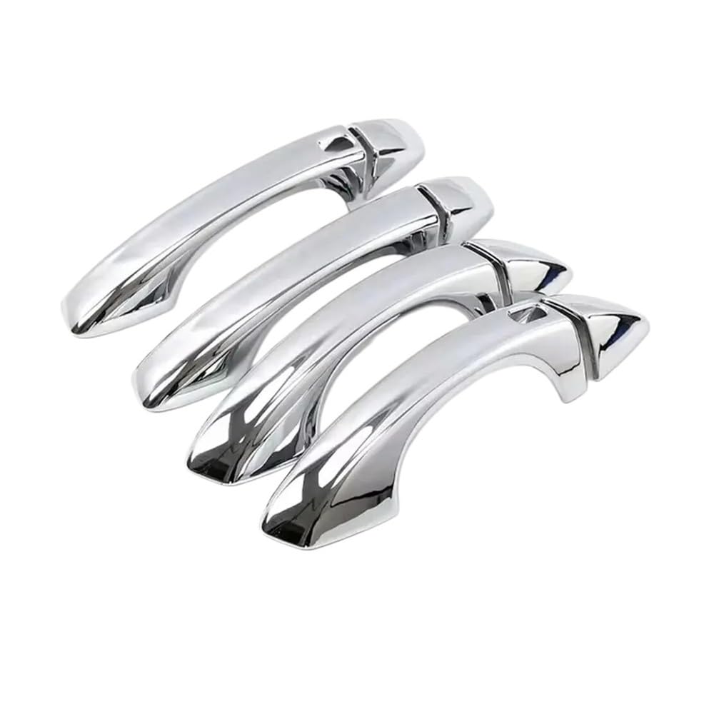 Ymyyqw Silver-S Car Outer Door Handle For Golf 7 Mk7 .5 2014-2019 Car Sticker Carbon Black Silver Exterior Door Handle Moulding Cover Trim Accessories