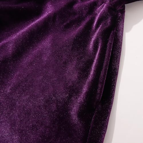 Weixinbuy Toddler Girl Fall Winter Clothes Outfit Baby Girl Velvet Twirl Dress Long Sleeve Pocket Swing Party Dress for Girl4