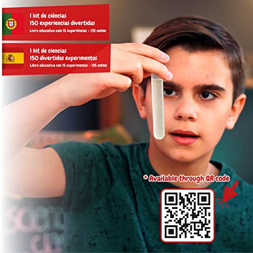 Miniatura 2 de Science4you Súper Kit de Ciencias 150 Experimentos para Niños 8+ Años, Juguetes Educativos Stem, Juegos de Ciencias, Manualidades y Regalos para Niñas y Niños 8 9 10 11 12+ Años