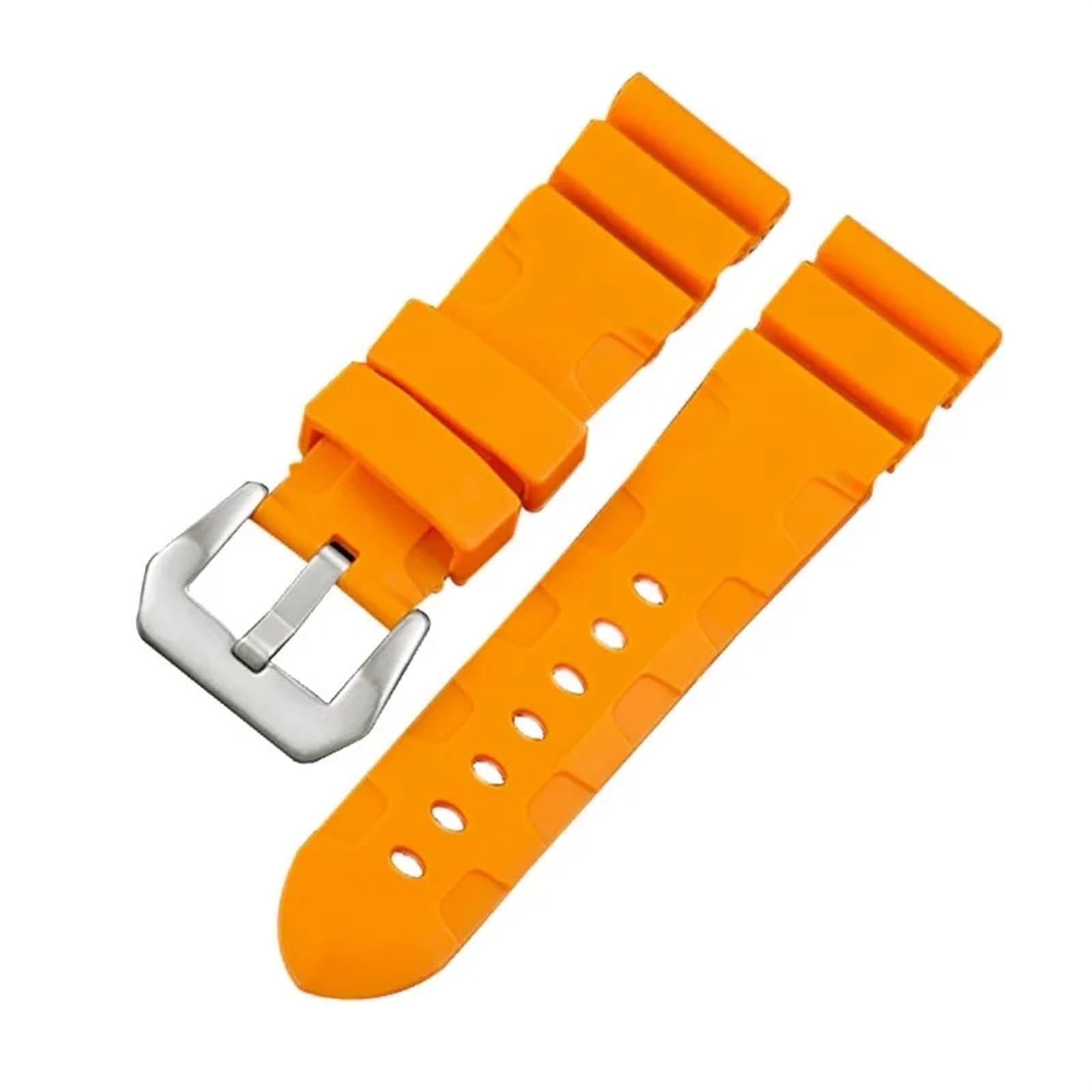 Zamienny silikonowy pasek do zegarka Panerai 24 mm 26 mm gumowa opaska sportowa wodoodporna bransoletka na nadgarstek