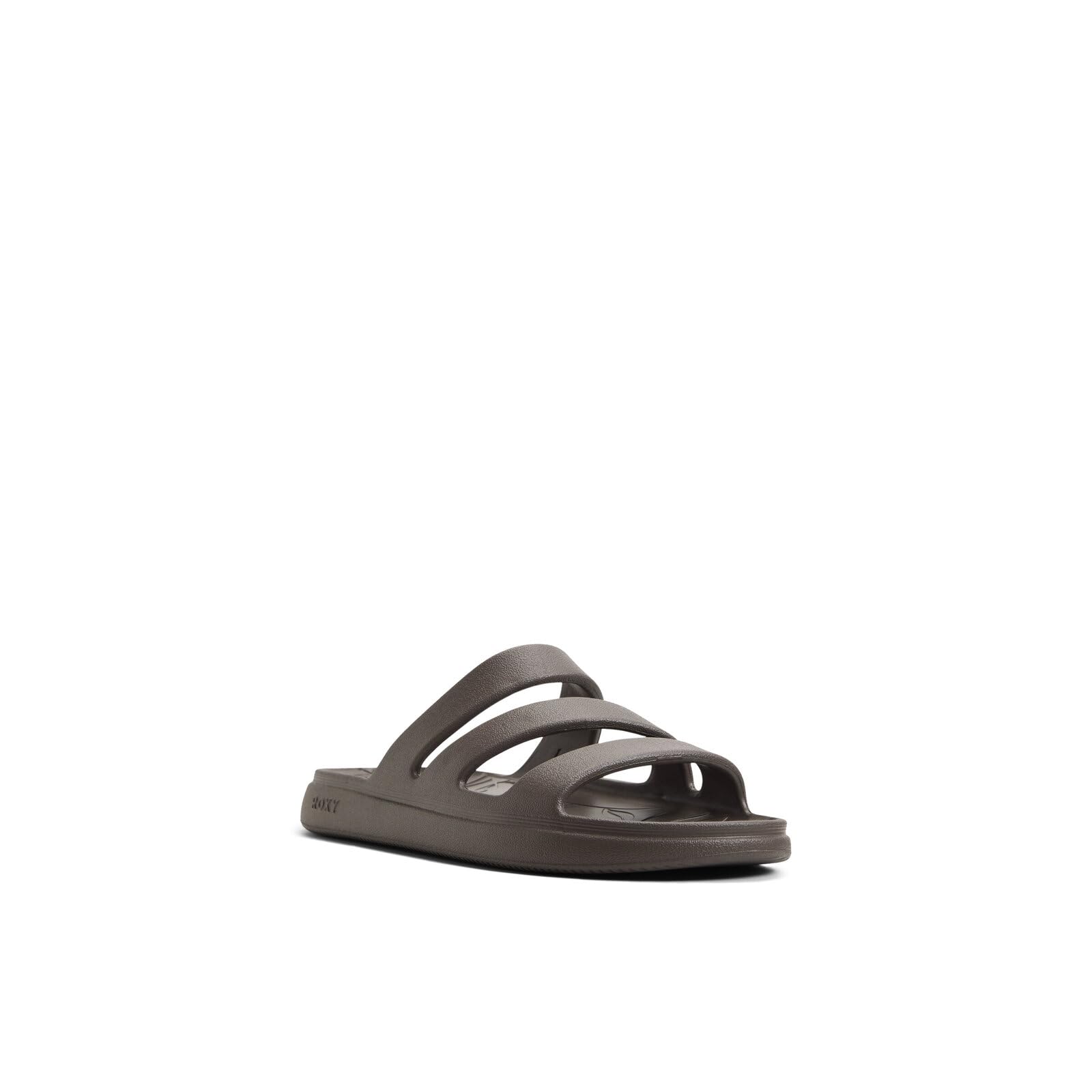 Roxy Bronzie Eva Triple Band Slide Sandal Sandale glissanteFemme