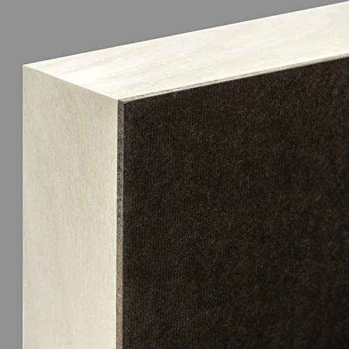 Image of Ampersand Art Supply Hardboard Wood Painting Panel: Museum Series Hardbord, 9 inch x 12 inch, 2 Inch Cradled Profile