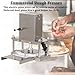 máquina eléctrica de prensa de masa para hacer pizza y pasta Imagen de máquina eléctrica de prensa de masa para hacer pizza y pasta