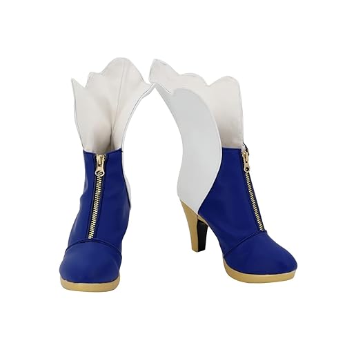 Women's Vtuber Ouro Kronii Boots Shoes Footwear for Halloween Cosplay Costume - 9 B(M) US Female