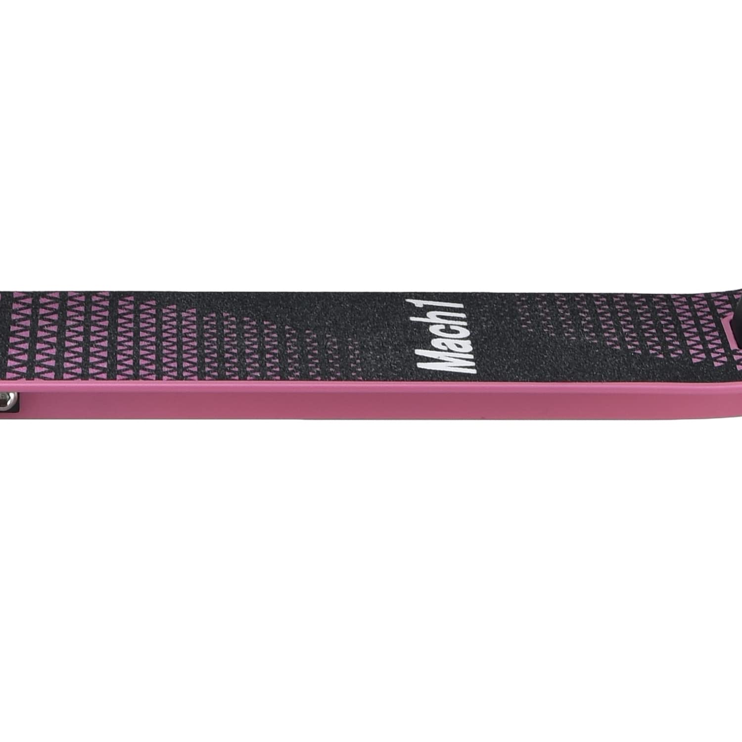 Mach1 Kick - Patinete de aluminio para ciudad, ruedas grandes de 200 mm, ruedas grandes para adultos y niños, plegable, color blanco y rosa