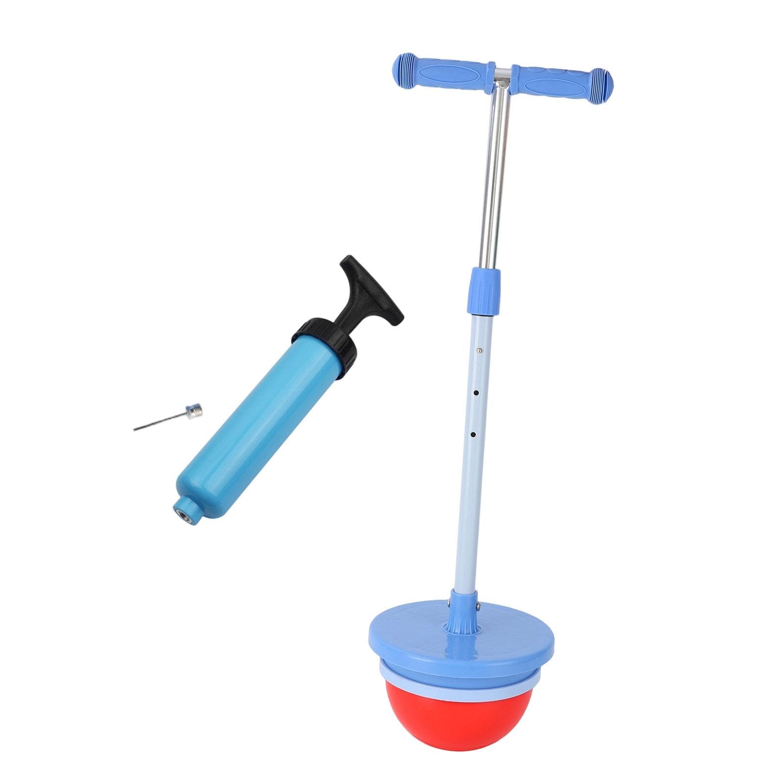 Pogo Ball, Hüpfball, Sprungbrett, Fitnessspielzeug, Robustes PP Und Eisen, Sprungstab mit Strukturierter Unterseite, Geeignet für Jungen Und Mädchen