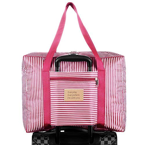 Foldable Reusable Large Carry Tote Bag & Waterproof Shoulder Hand Duffel Bag-image-26
