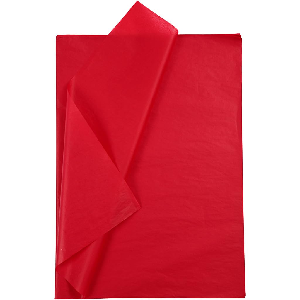 Creativ Tissue Paper, red, One Size
