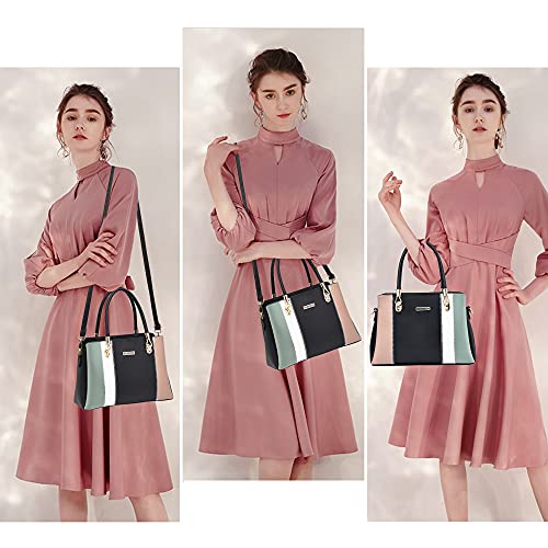 Image of KURGOOL Women Purses and Handbags Top Handle Satchel Shoulder Bags Messenger Tote Bag for Ladie