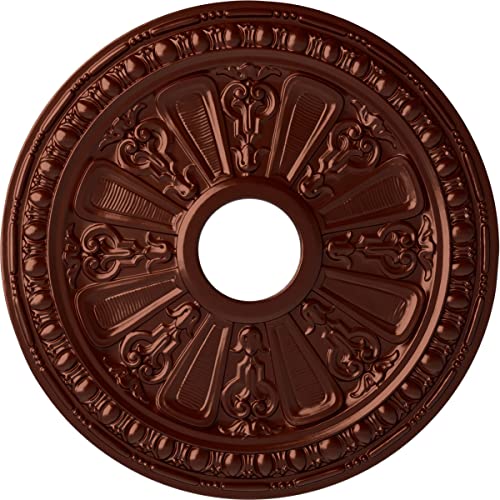 Image of Ekena Millwork CM18RAACS Raymond Ceiling Medallion, Antique Copper