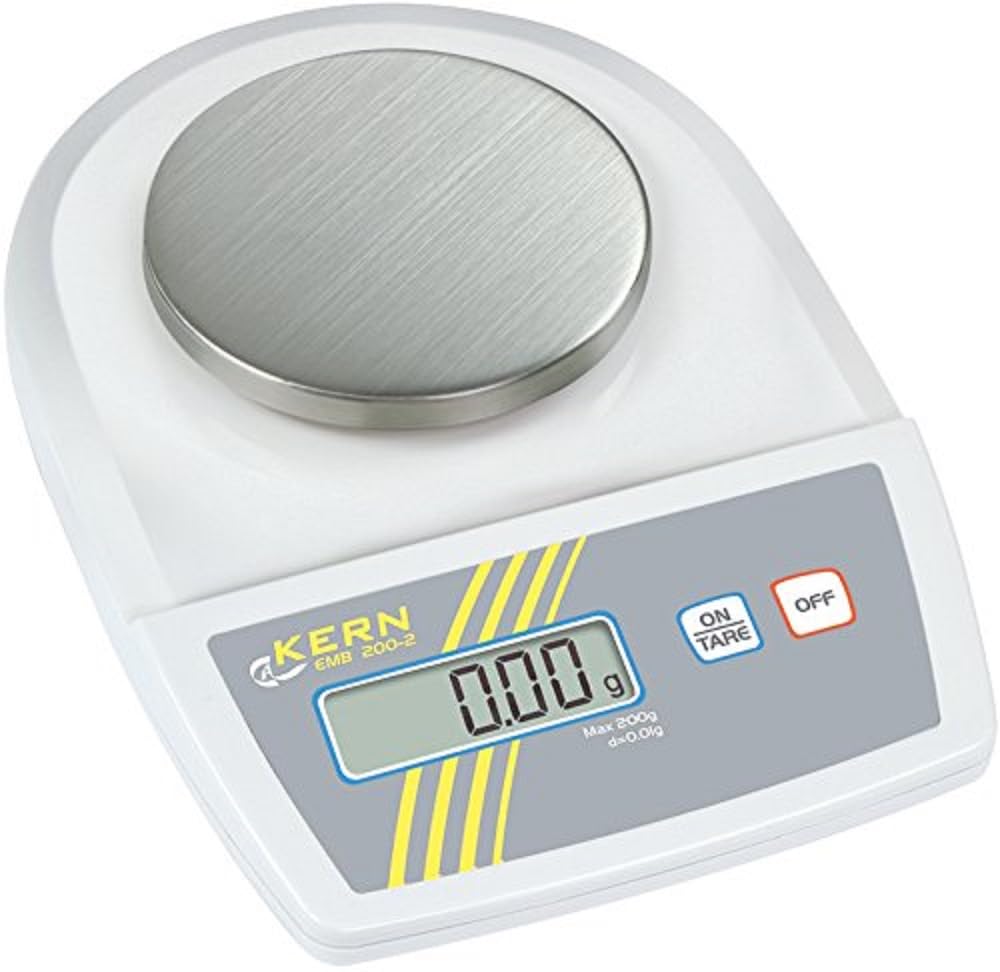 KERN Laborwaage EMB 1200-1 Wägebereich 0-1200g 0,1 g Wägeplatte Durchm. 150 mm