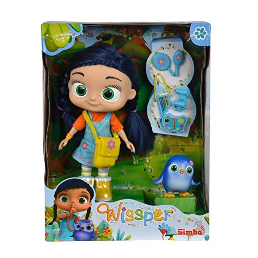 Simba 109358317 Wissper and Peggy Starter Soft Doll (8.5-Inch)