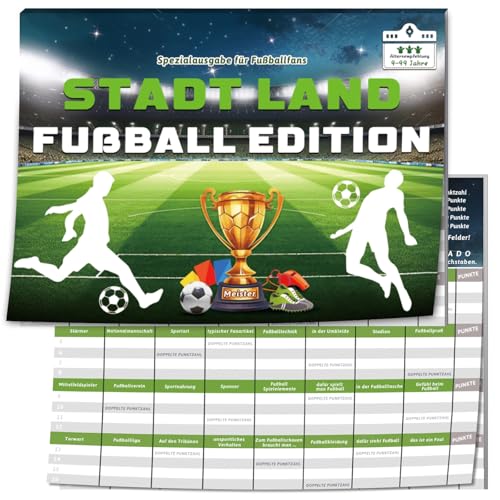 BOYATONG Stadt Land Fussball, Fussball Geschenke Kinder Jungen 9 10 11 12 13 14 Jahre, 9-14 Fanartikel Geburtstag Activity Spiel, Fußball Junior Kartenspiel, Adventskalender Füllung Teenager Junge BOYATONG Stadt Land Fussball, Fussball Geschenke Kinder Jungen 9 10 11 12 13 14 Jahre, 9-14 Fanartikel Geburtstag Activity Spiel, Fußball Junior Kartenspiel, Adventskalender Füllung Teenager Junge
