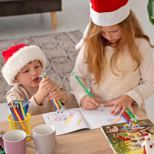 Lápices Navideños Whaline 60 pzas con Borradores miniatura 6