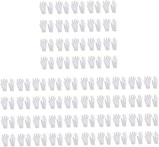 FOMIYES 48 Pares De Luvas De Algodão Branco Luvas Finas De Algodão Luvas De Trabalho Luvas Quentes Para Homens Luvas De Inspeção De Algodão Luvas De Joias Luvas De Pano Para Homens Luvas